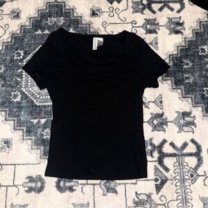 H&M Black Short Sleeve Tee
